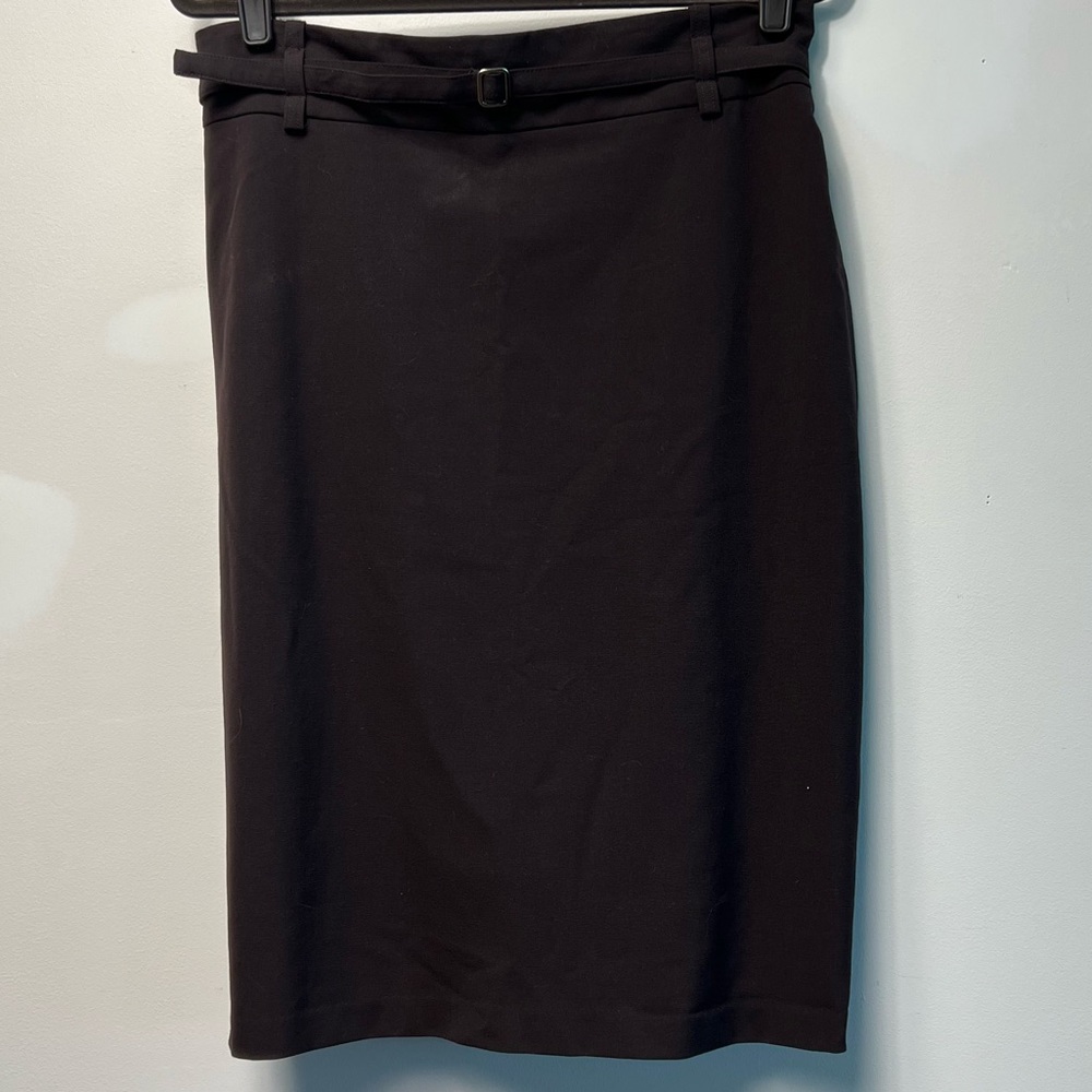 Brown Pencil Skirt